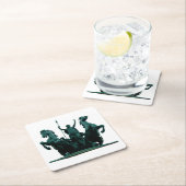 Boadicea Statue-Westminster Bridge-Londen-Onderzet Kartonnen Onderzetters (Insitu)