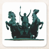 Boadicea Statue-Westminster Bridge-Londen-Onderzet Kartonnen Onderzetters (Voorkant)
