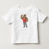 Boar Bodybuilder Kinder Shirts (Voorkant)