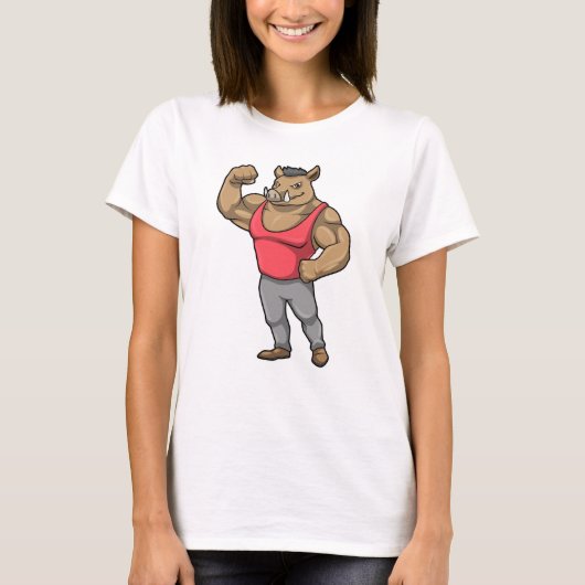 Boar Bodybuilder T-shirt (Voorkant)