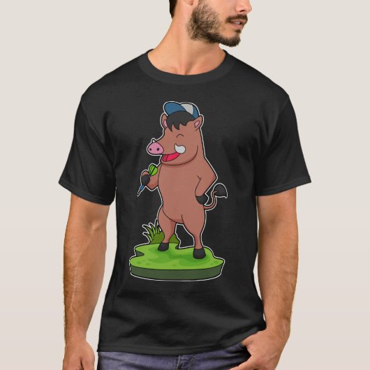 Boar Darts Dart T-shirt (Voorkant)