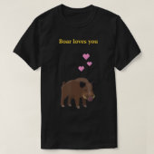Boar houdt van je in Valheim T-Shirt (Design voorkant)