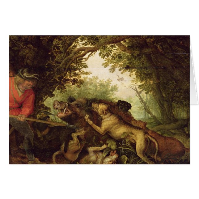 Boar Hunt, 1611 (Voorkant Horizontaal)