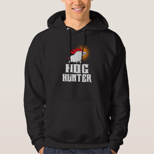 Boar Hunter Boar Hunter Hog Hunter Hog Hunter Hunt Hoodie (Voorkant)