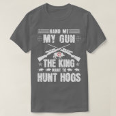 Boar Hunter Hog Hunting T-shirt (Design voorkant)