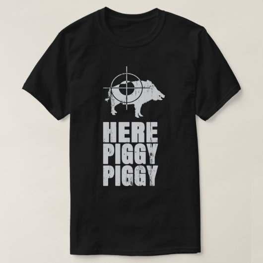 Boar Hunting Wild Hog Hunter Hogger T-shirt (Design voorkant)