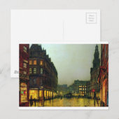 Boar Lane, Leeds van John Atkinson Grimshaw Briefkaart (Voorkant / Achterkant)