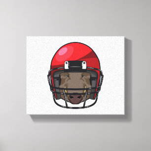 Boar op Football Sport Canvas Afdruk