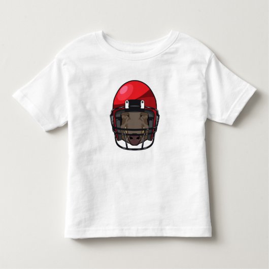 Boar op Football Sport Kinder Shirts (Voorkant)