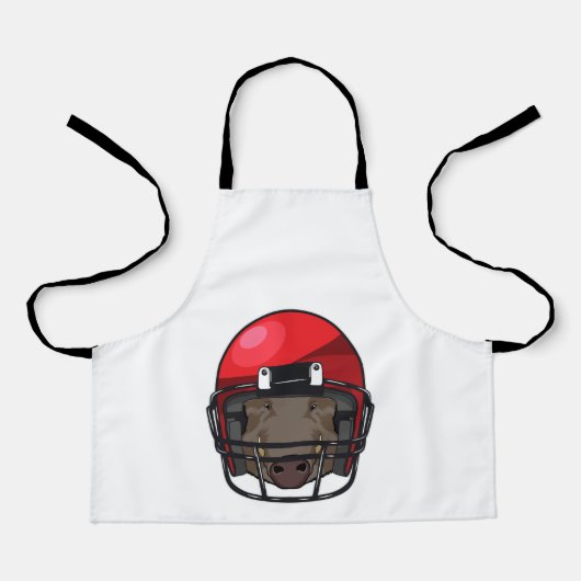 Boar op Football Sport Schort (Voorkant)