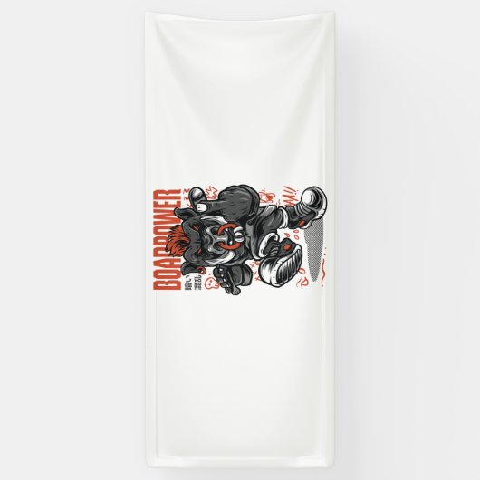 Boar-PowerDesign Spandoek (Verticaal)