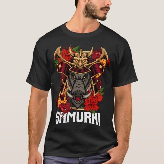 Boar Samurai T-shirt (Voorkant)