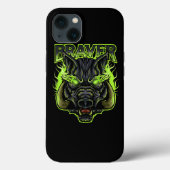 Boar Wildlife Animal Hog Hunter Catche Case-Mate iPhone Case (Achterkant)
