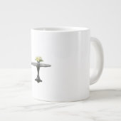 Board and Batten Wainscoting Modern Geometric  Grote Koffiekop (Voorkant rechts)