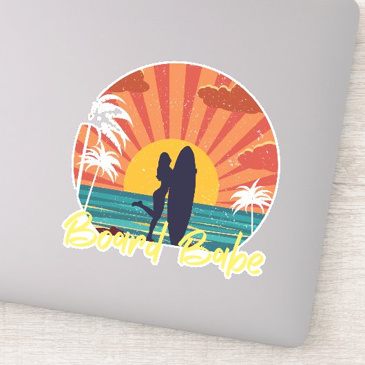 Board Babe Sticker (Detail)