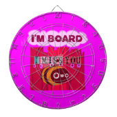 Board Bee Art Print Dartbord (Voorkant)