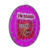 Board Bee Art Print Dartbord (Voorkant Links)