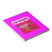 Board Bee Art Print Notitieblok (Schuin)