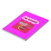 Board Bee Art Print Notitieblok (Linkerzijde)