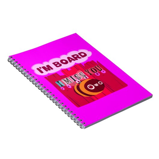 Board Bee Art Print Notitieboek (Rechterzijde)