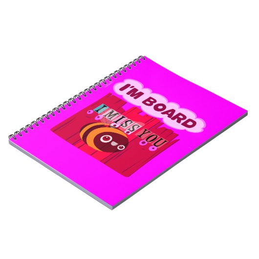 Board Bee Art Print Notitieboek (Linkerzijde)