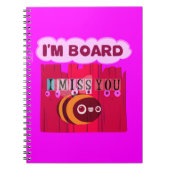 Board Bee Art Print Notitieboek (Voorkant)