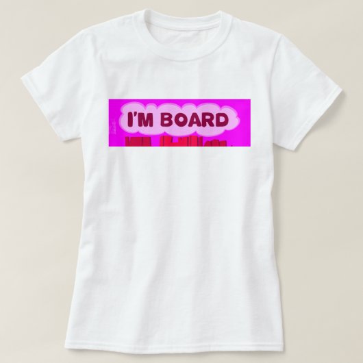 Board Bee Art Print T-shirt (Design voorkant)