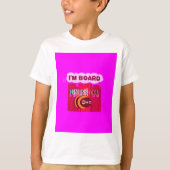 Board Bee Art Print T-shirt (Voorkant)