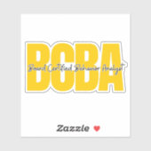 Board Certified Behavig Analyst Sticker (Vel)
