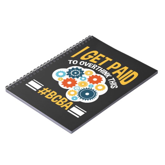 Board Certified Behavior Analyst Funny BCBA Notitieboek (Linkerzijde)