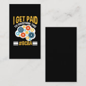 Board Certified Behavior Analyst Funny BCBA Visitekaartje (Voorkant / Achterkant)