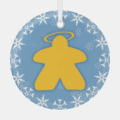 Board Game Angel Glass Ornament (Voorkant)
