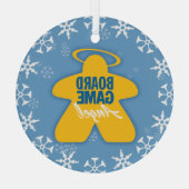 Board Game Angel Logo Glass Ornament (Achterkant)