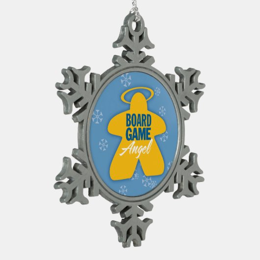 Board Game Angel Logo Snowflake Ornament (Links)