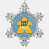 Board Game Angel Logo Snowflake Ornament (Voorkant)