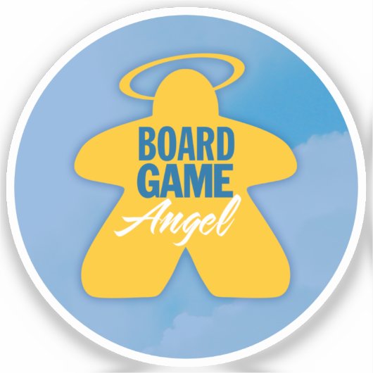 Board Game Angel Logo Vinyl Sticker (Voorkant)