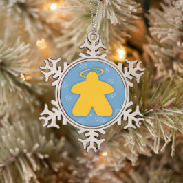Board Game Angel Snowflake Ornament