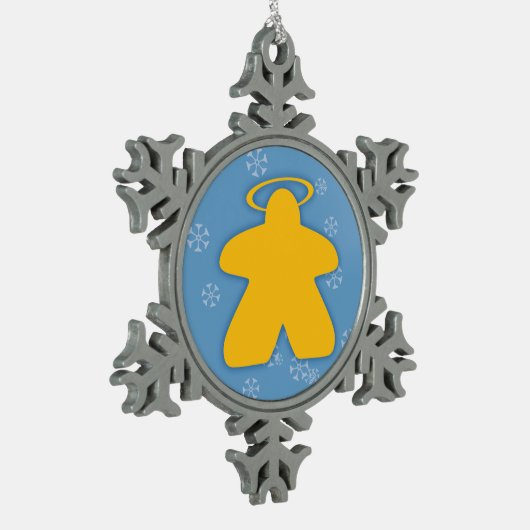 Board Game Angel Snowflake Ornament (Links)