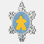 Board Game Angel Snowflake Ornament (Rechts)