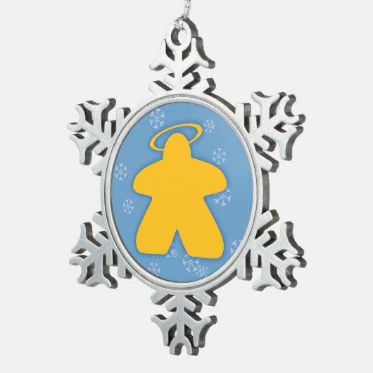 Board Game Angel Snowflake Ornament (Rechts)