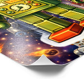 Board game cosmic adventure poster (Hoek)