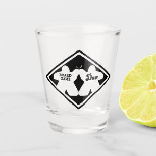 Board Game Duo Shot Glass Glas