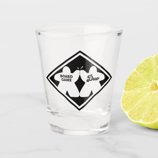 Board Game Duo Shot Glass Shot Glas (Voorkant)