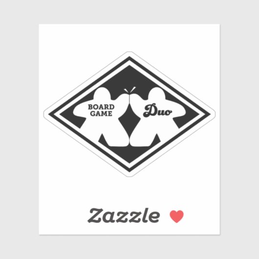 Board Game Duo Vinyl Sticker (Vel)
