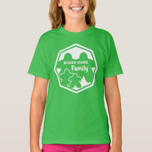 Board Game Family 2P2K White Lijst Girls Shirt
