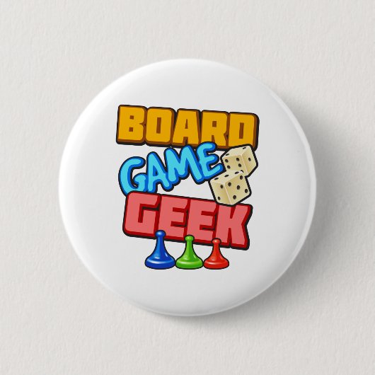 Board Game Geek Ronde Button 5,7 Cm (Voorkant)