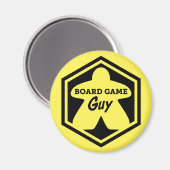 Board Game Guy Black Lijst Magnet (Voorkant / Achterkant)