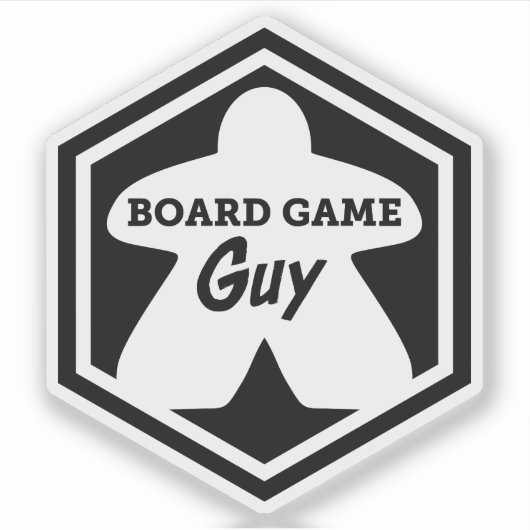 Board Game Guy Vinyl Sticker (Voorkant)