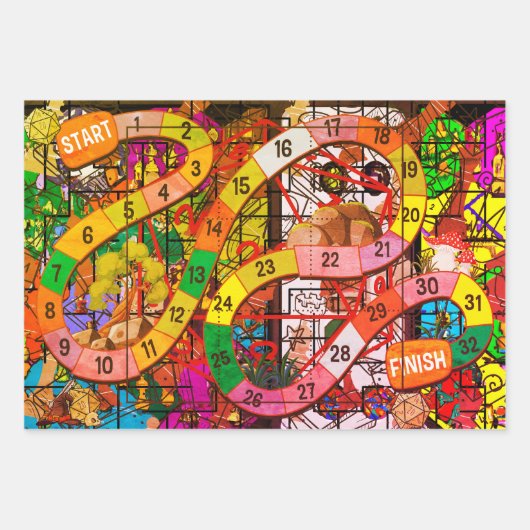 Board Game Inpakpapier Vel (Voorkant 3)