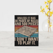 Board Game Joke Funny Board Game Kaart (Gele Bloem)